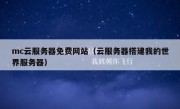 mc云服务器免费网站（云服务器搭建我的世界服务器）