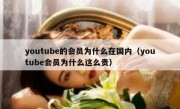 youtube的会员为什么在国内（youtube会员为什么这么贵）