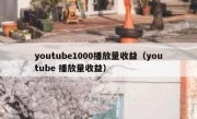 youtube1000播放量收益（youtube 播放量收益）