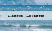 ins会被盗号吗（ins账号会被盗吗）