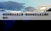 樱花校园怎么去上课（樱花校园怎么去上课的地方）