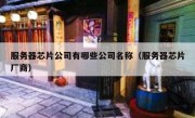 服务器芯片公司有哪些公司名称（服务器芯片厂商）