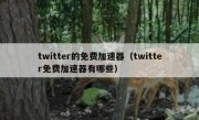 twitter的免费加速器（twitter免费加速器有哪些）