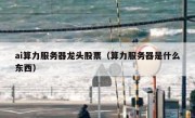 ai算力服务器龙头股票（算力服务器是什么东西）