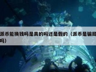 派币能换钱吗是真的吗还是假的（派币是骗局吗）