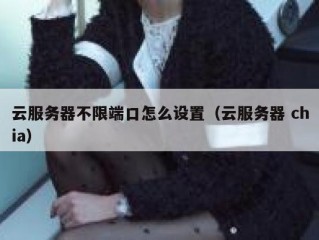 云服务器不限端口怎么设置（云服务器 chia）