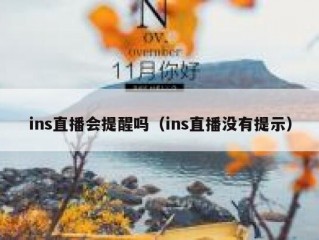ins直播会提醒吗（ins直播没有提示）