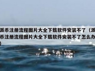派币注册流程图片大全下载软件安装不了（派币注册流程图片大全下载软件安装不了怎么办）