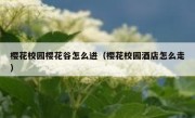 樱花校园樱花谷怎么进（樱花校园酒店怎么走）