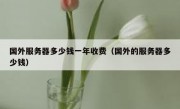 国外服务器多少钱一年收费（国外的服务器多少钱）