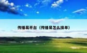 传播易平台（传播易怎么接单）