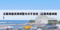 云服务器资源调整方式不包括（云服务器调度）