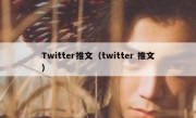 Twitter推文（twitter 推文）
