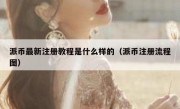 派币最新注册教程是什么样的（派币注册流程图）