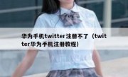 华为手机twitter注册不了（twitter华为手机注册教程）