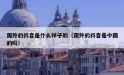 国外的抖音是什么样子的（国外的抖音是中国的吗）