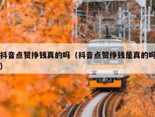 抖音点赞挣钱真的吗（抖音点赞挣钱是真的吗）