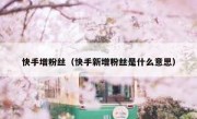 快手增粉丝（快手新增粉丝是什么意思）
