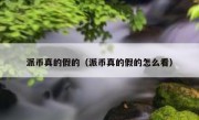 派币真的假的（派币真的假的怎么看）