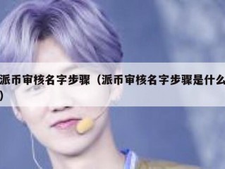 派币审核名字步骤（派币审核名字步骤是什么）