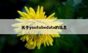 关于youtubedata的信息