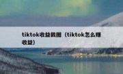 tiktok收益截图（tiktok怎么赚收益）