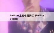 twitter上的中国网红（twitter 网红）