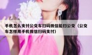 手机怎么支付公交车扫码微信能扫公交（公交车怎样用手机微信扫码支付）