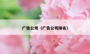 广告公司（广告公司排名）