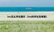 ins怎么评论图片（ins的评论在哪里）