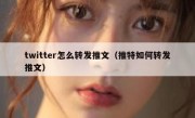twitter怎么转发推文（推特如何转发推文）