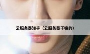 云服务器知乎（云服务器干嘛的）