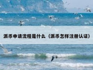派币申请流程是什么（派币怎样注册认证）