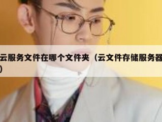 云服务文件在哪个文件夹（云文件存储服务器）