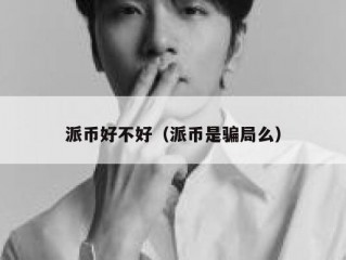 派币好不好（派币是骗局么）