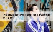 上海限行区域行驶怎么处罚（驶入上海限行区怎么处罚）