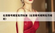 北京限号规定处罚标准（北京限号规则处罚规定）