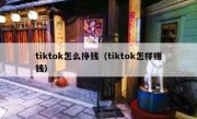 tiktok怎么挣钱（tiktok怎样赚钱）