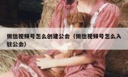 微信视频号怎么创建公会（微信视频号怎么入驻公会）