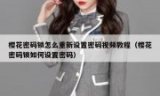 樱花密码锁怎么重新设置密码视频教程（樱花密码锁如何设置密码）