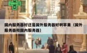 国内服务器好还是国外服务器好啊苹果（国外服务器和国内服务器）