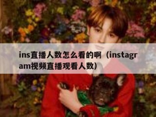 ins直播人数怎么看的啊（instagram视频直播观看人数）