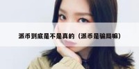 派币到底是不是真的（派币是骗局嘛）