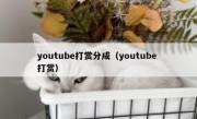 youtube打赏分成（youtube 打赏）