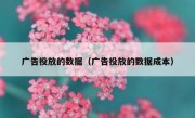 广告投放的数据（广告投放的数据成本）
