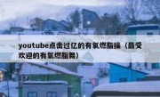 youtube点击过亿的有氧燃脂操（最受欢迎的有氧燃脂舞）