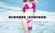 国内服务器便宜（低价国内服务器）