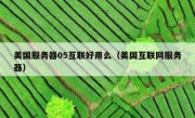 美国服务器05互联好用么（美国互联网服务器）