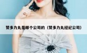 赞多力丸是哪个公司的（赞多力丸经纪公司）
