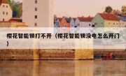 樱花智能锁打不开（樱花智能锁没电怎么开门）